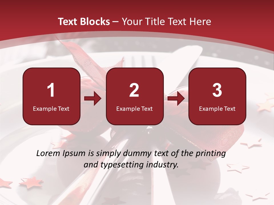 Eat Plate Xmas PowerPoint Template