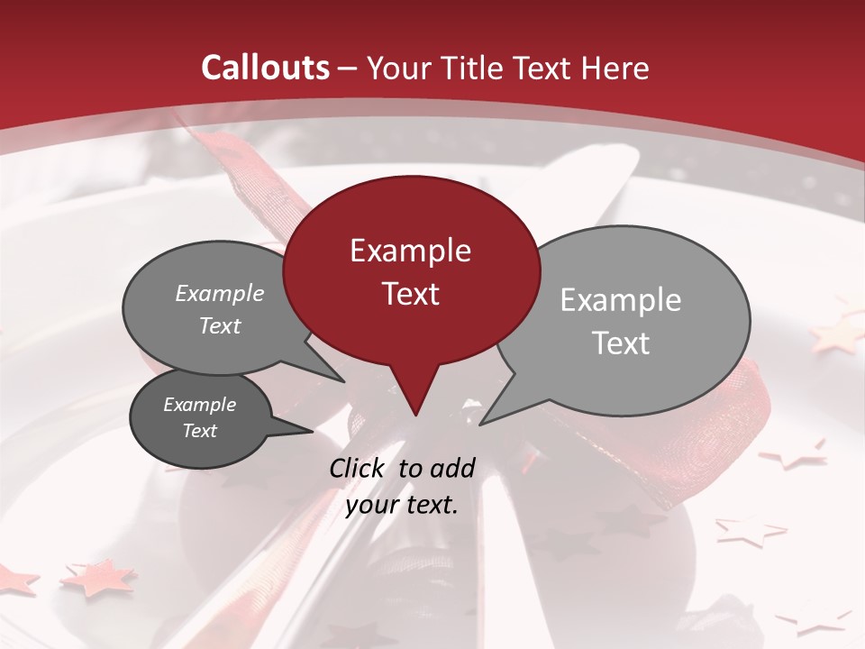 Eat Plate Xmas PowerPoint Template
