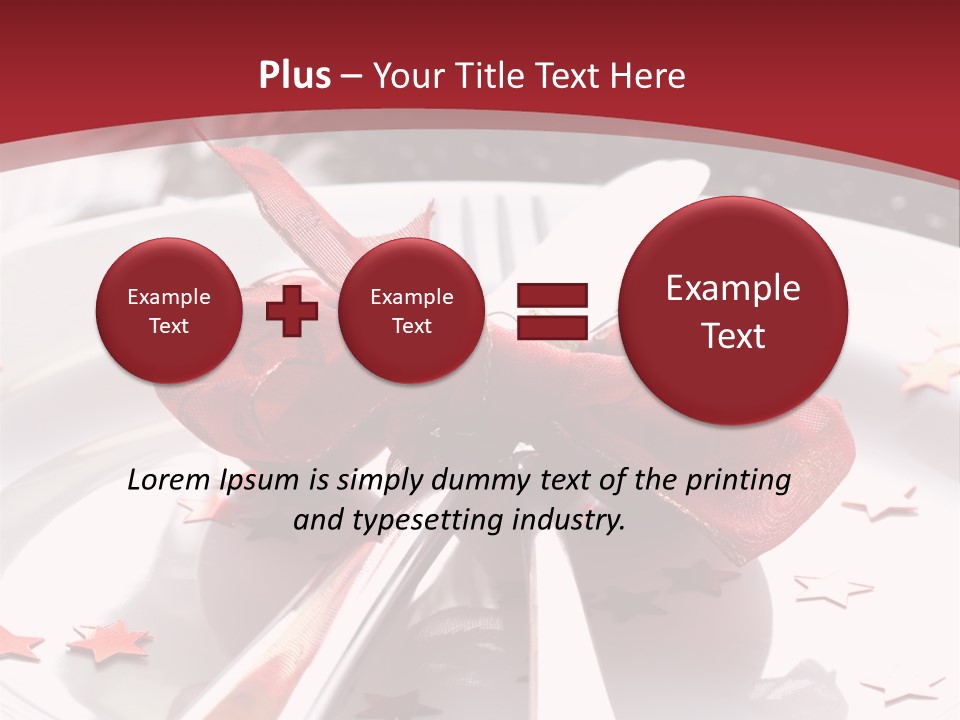 Eat Plate Xmas PowerPoint Template