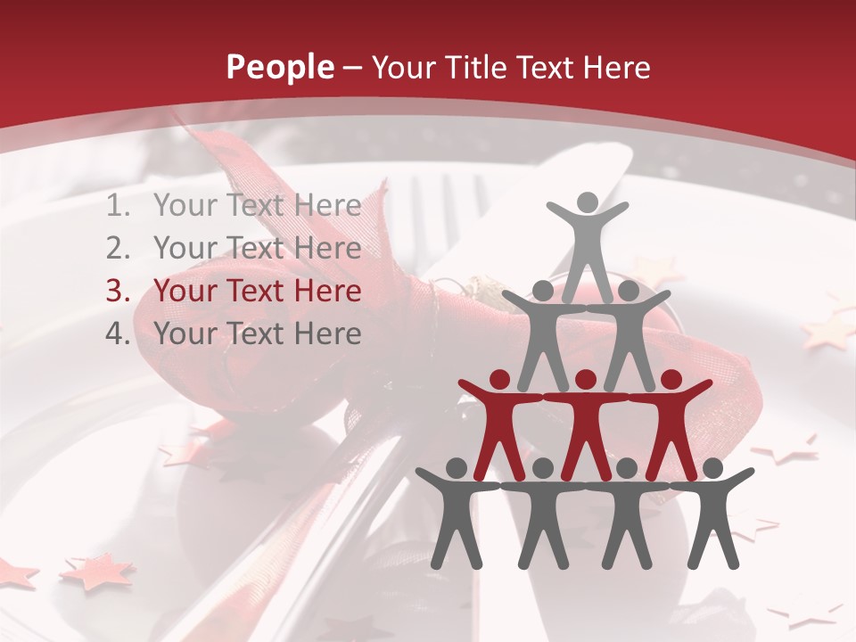 Eat Plate Xmas PowerPoint Template