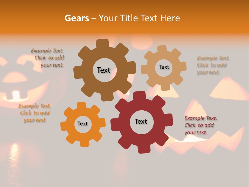 Spooky Halloween Illuminated PowerPoint Template