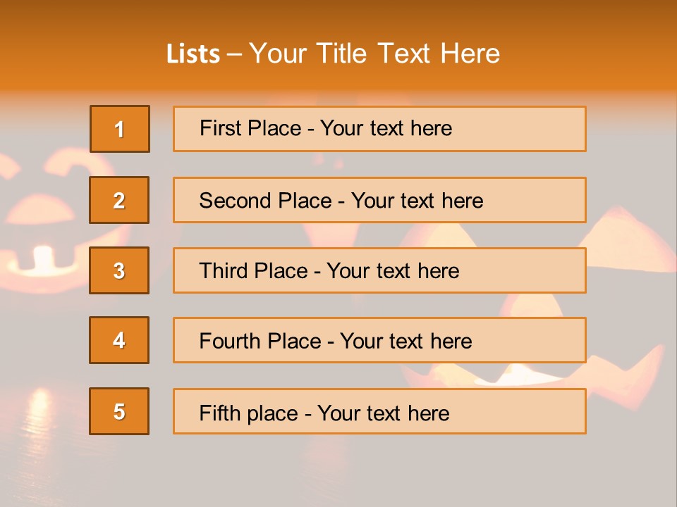 Spooky Halloween Illuminated PowerPoint Template
