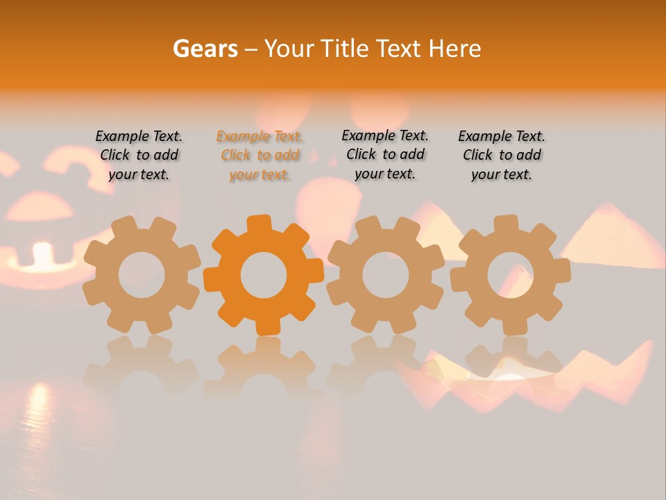 Spooky Halloween Illuminated PowerPoint Template