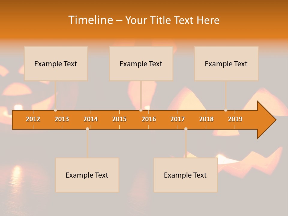 Spooky Halloween Illuminated PowerPoint Template