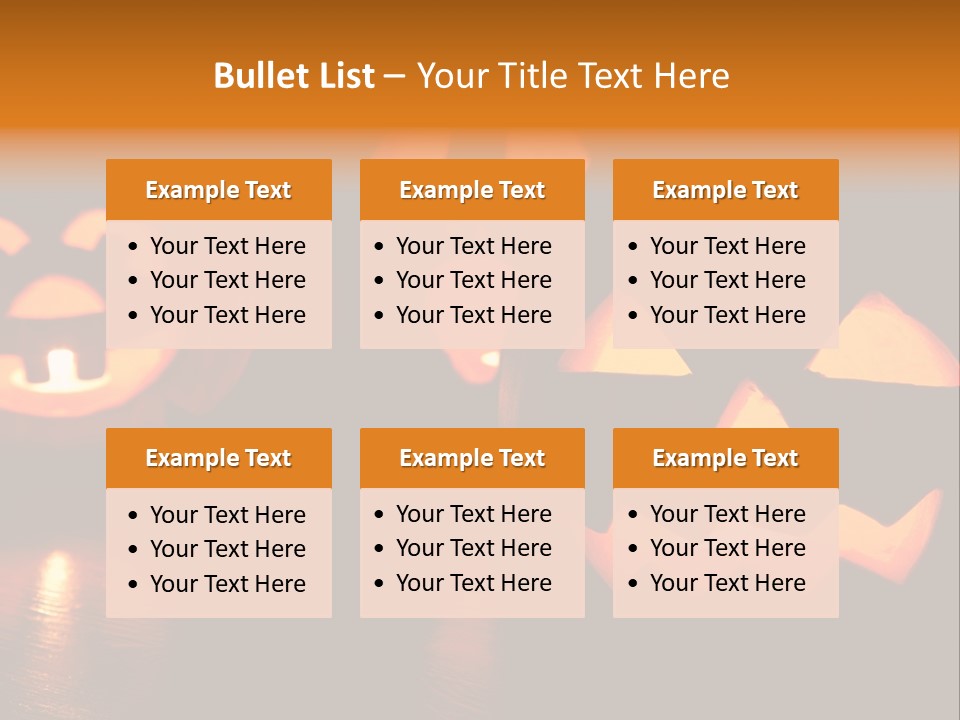 Spooky Halloween Illuminated PowerPoint Template