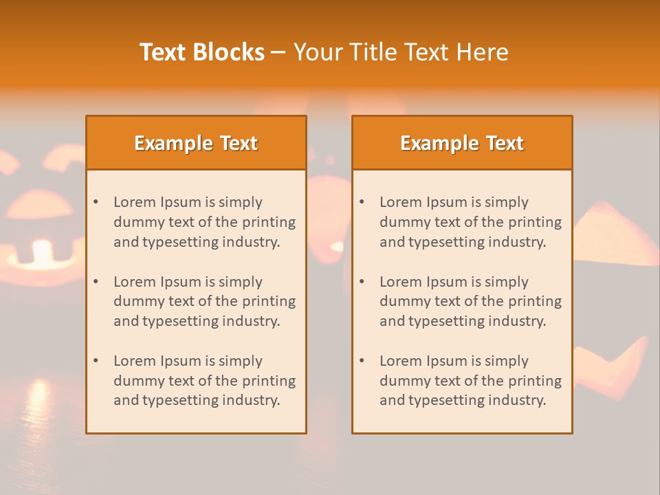 Spooky Halloween Illuminated PowerPoint Template