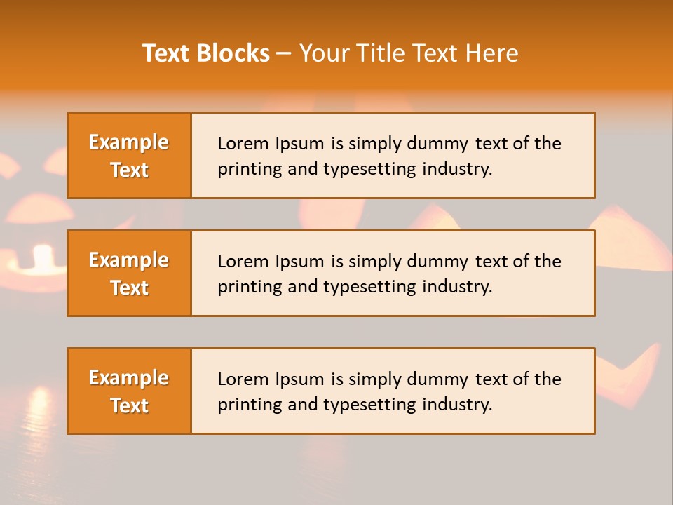 Spooky Halloween Illuminated PowerPoint Template