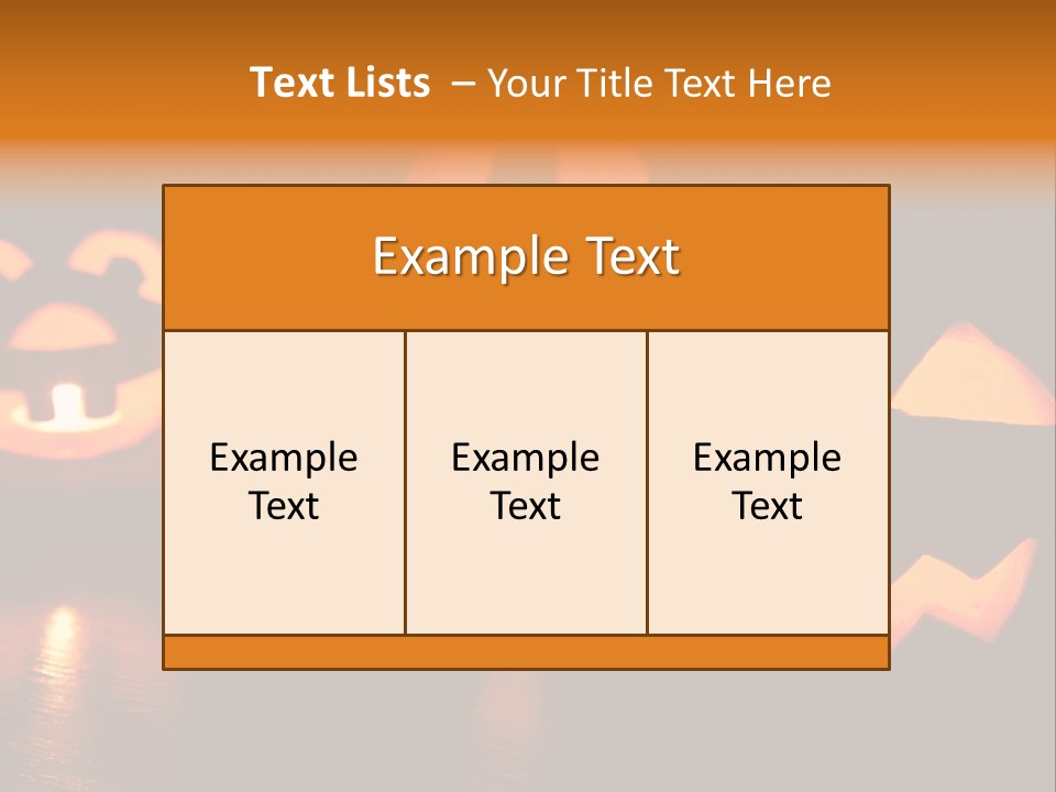 Spooky Halloween Illuminated PowerPoint Template