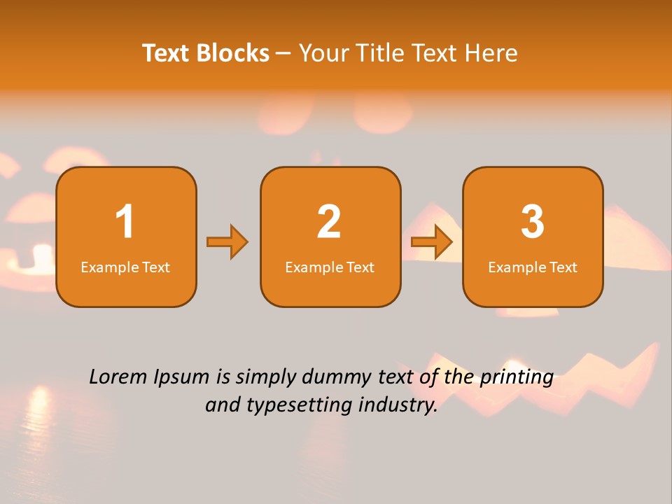 Spooky Halloween Illuminated PowerPoint Template