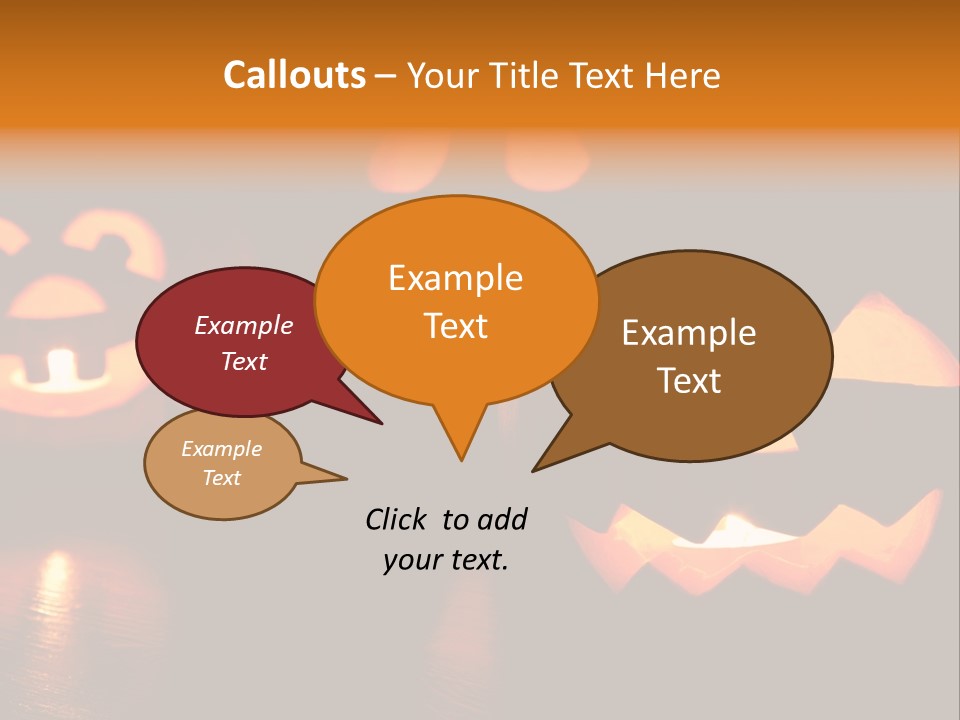 Spooky Halloween Illuminated PowerPoint Template