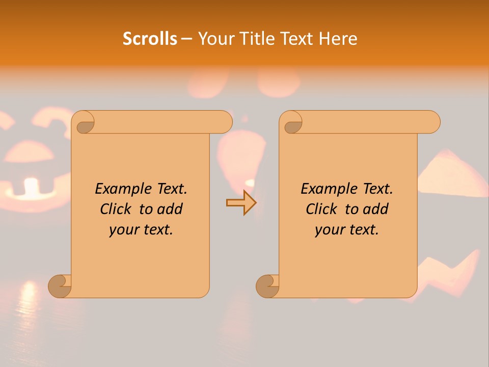 Spooky Halloween Illuminated PowerPoint Template