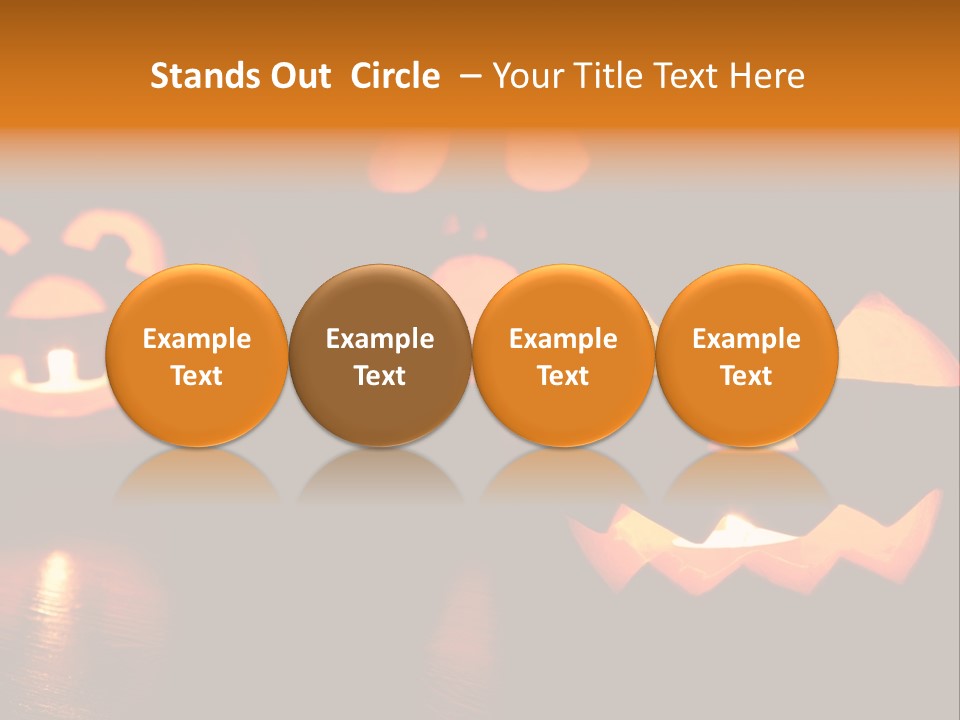 Spooky Halloween Illuminated PowerPoint Template