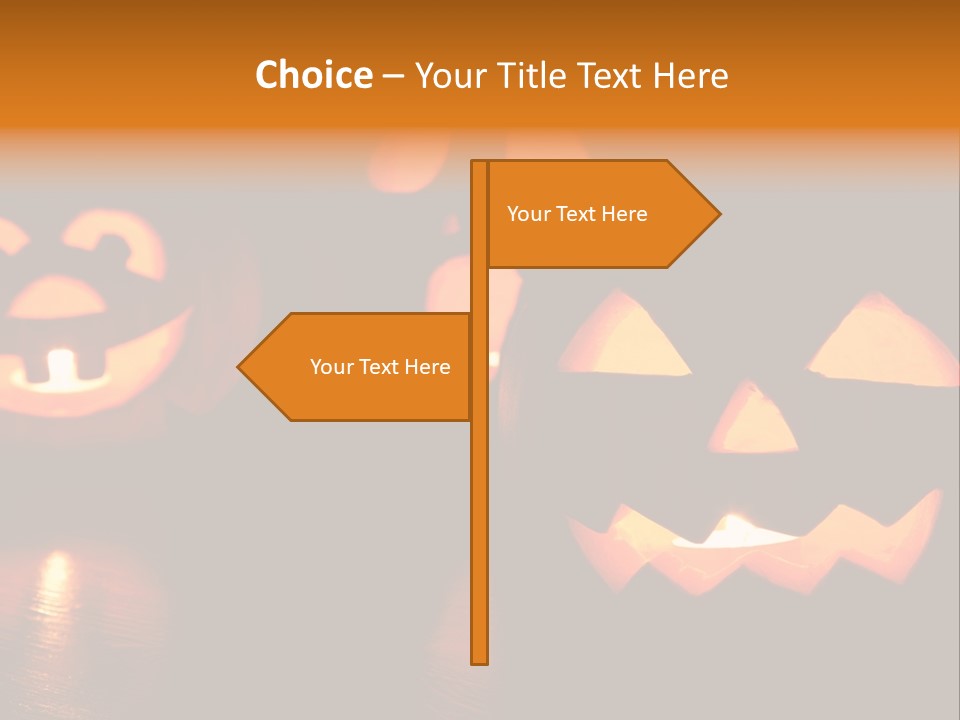 Spooky Halloween Illuminated PowerPoint Template