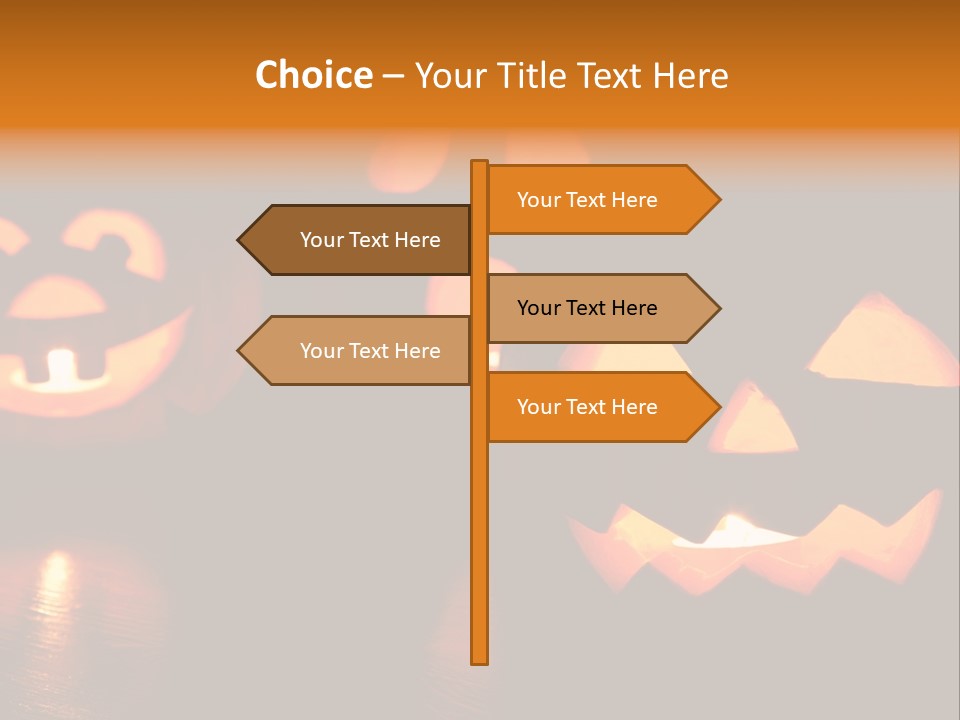 Spooky Halloween Illuminated PowerPoint Template