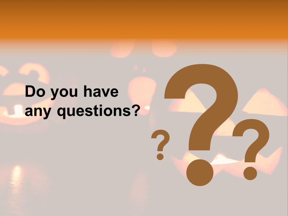 Spooky Halloween Illuminated PowerPoint Template