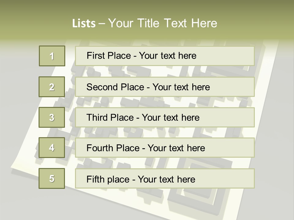 Label Financial Shopping PowerPoint Template
