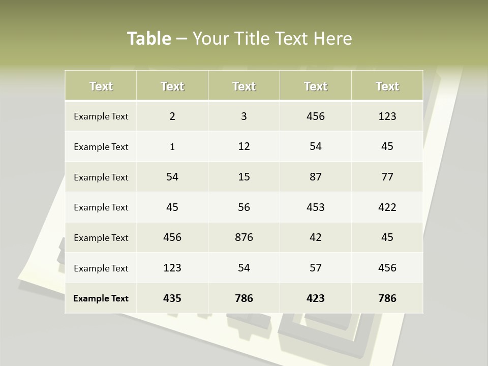 Label Financial Shopping PowerPoint Template
