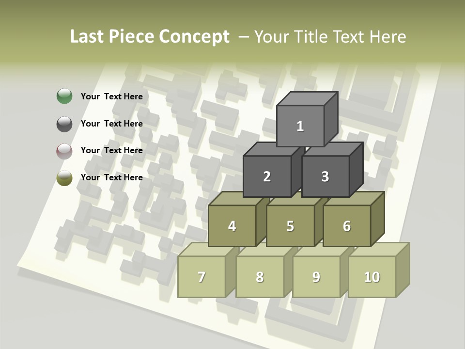 Label Financial Shopping PowerPoint Template