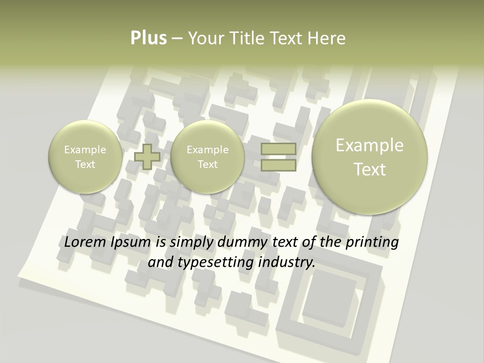 Label Financial Shopping PowerPoint Template