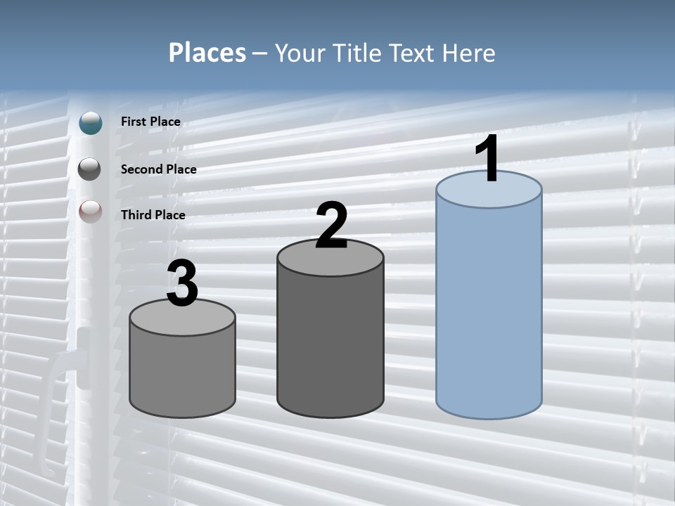 Sunlight Blinds Room PowerPoint Template
