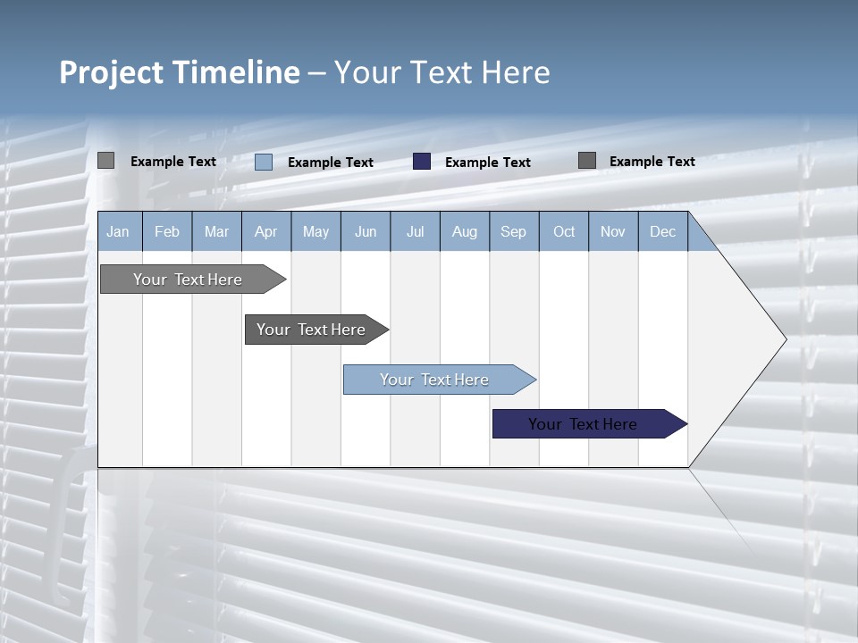 Sunlight Blinds Room PowerPoint Template