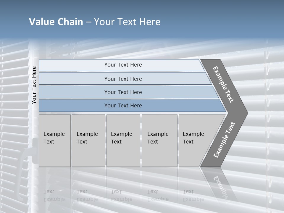 Sunlight Blinds Room PowerPoint Template