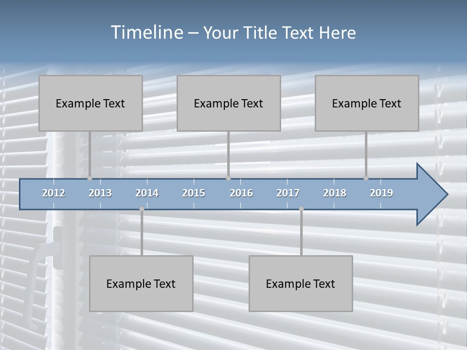 Sunlight Blinds Room PowerPoint Template
