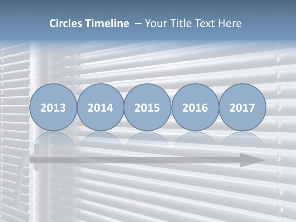 Sunlight Blinds Room PowerPoint Template