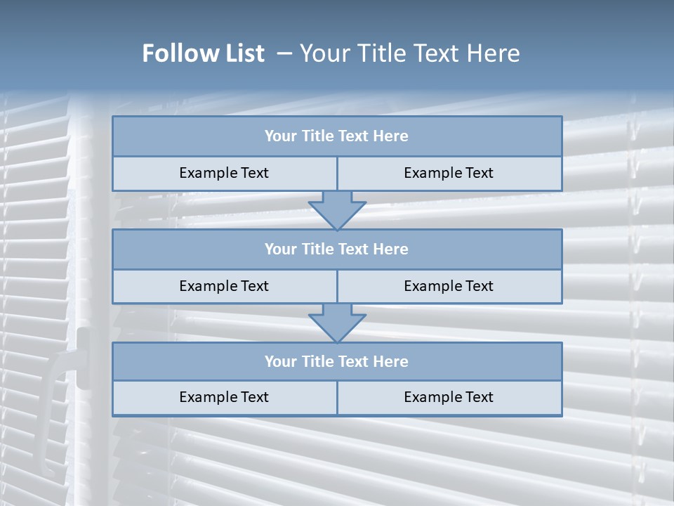 Sunlight Blinds Room PowerPoint Template