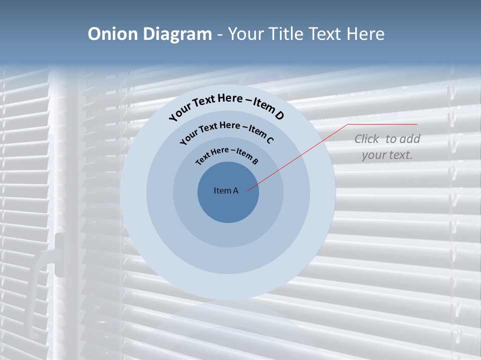 Sunlight Blinds Room PowerPoint Template