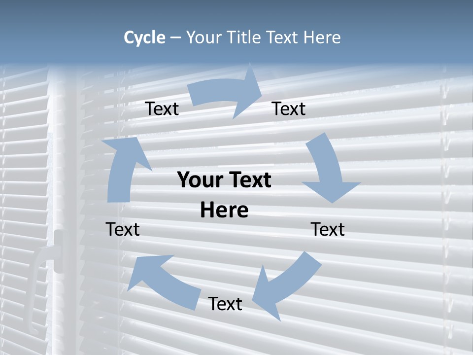 Sunlight Blinds Room PowerPoint Template