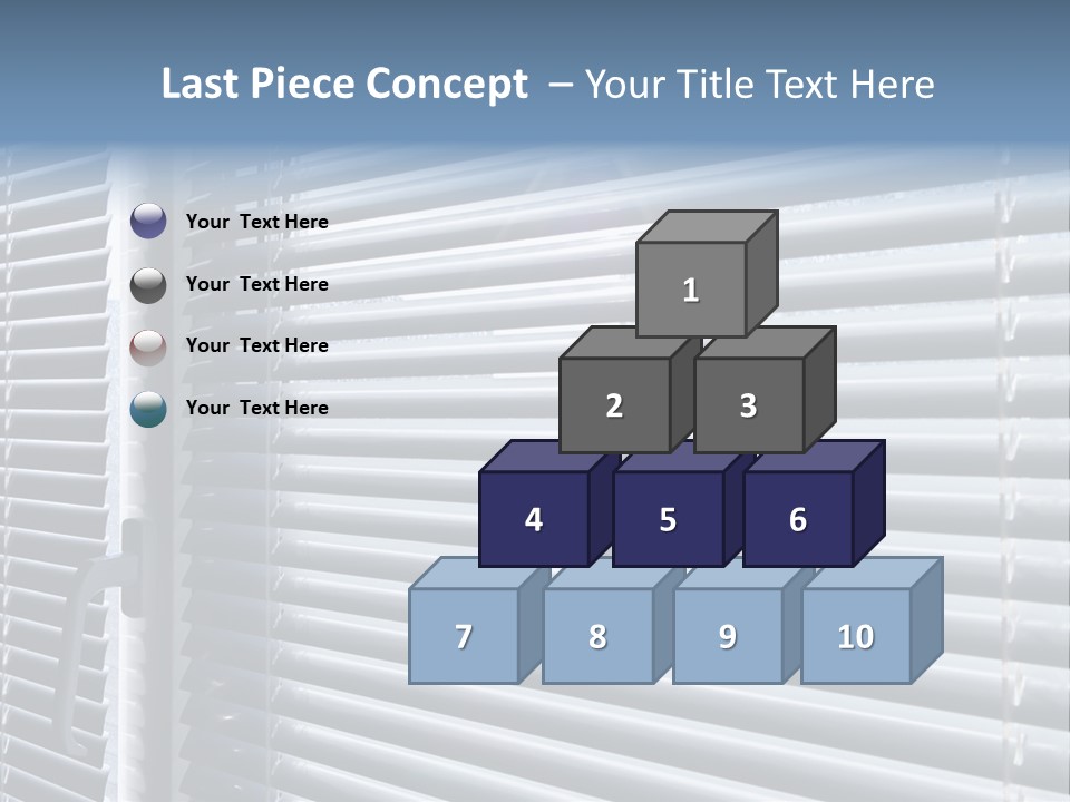 Sunlight Blinds Room PowerPoint Template