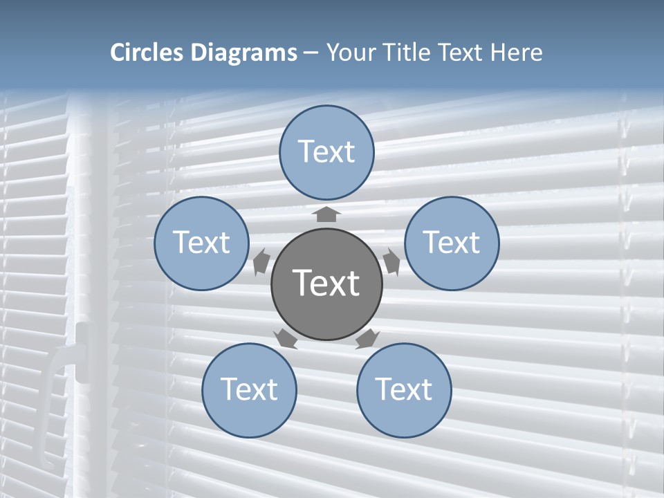 Sunlight Blinds Room PowerPoint Template