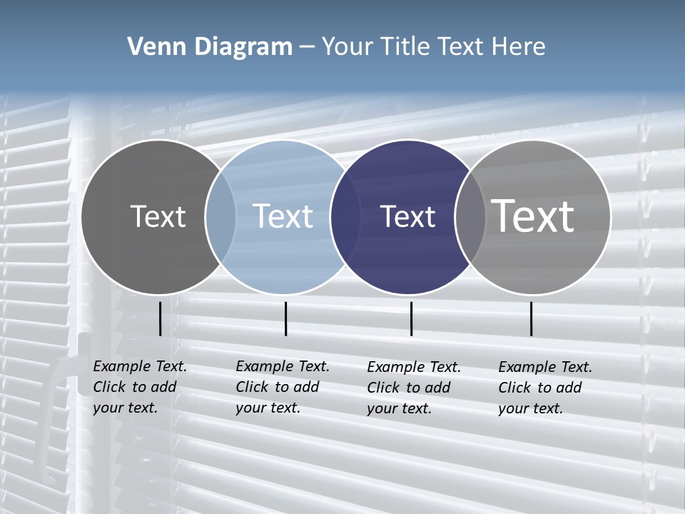 Sunlight Blinds Room PowerPoint Template