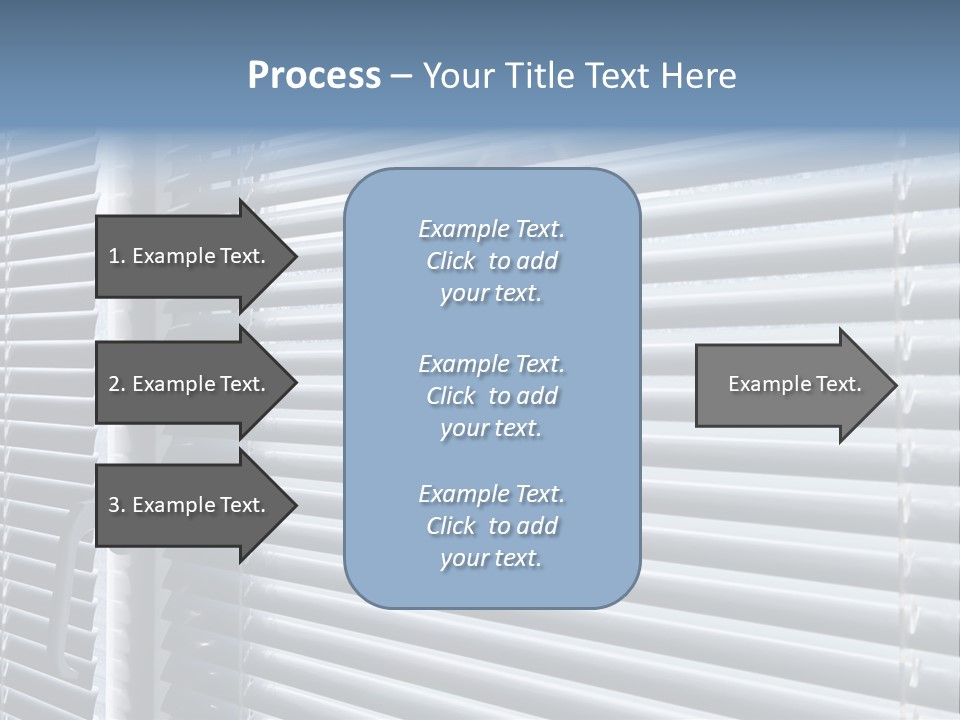 Sunlight Blinds Room PowerPoint Template