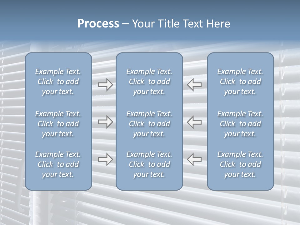 Sunlight Blinds Room PowerPoint Template
