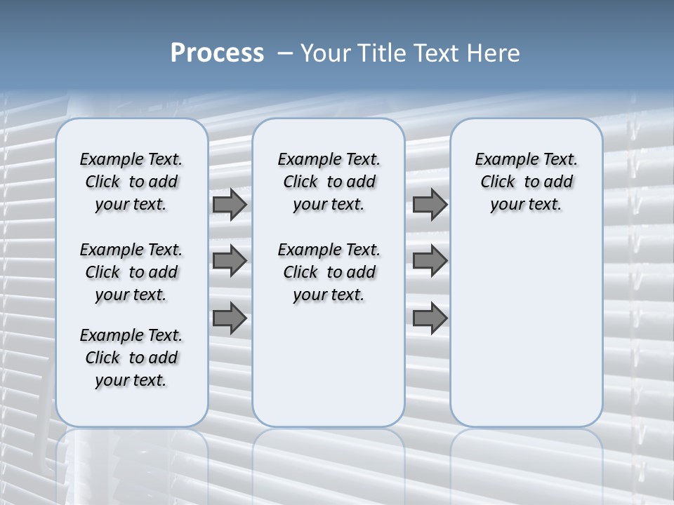Sunlight Blinds Room PowerPoint Template