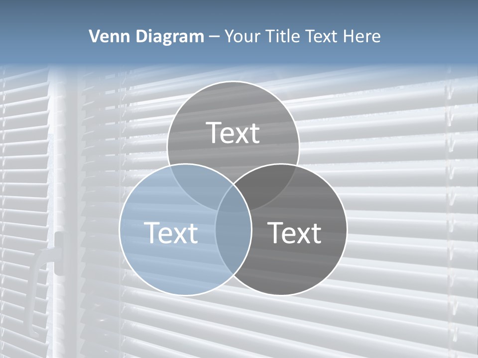 Sunlight Blinds Room PowerPoint Template