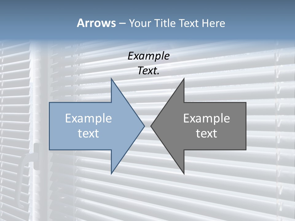 Sunlight Blinds Room PowerPoint Template