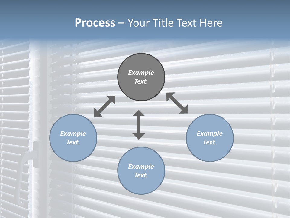 Sunlight Blinds Room PowerPoint Template