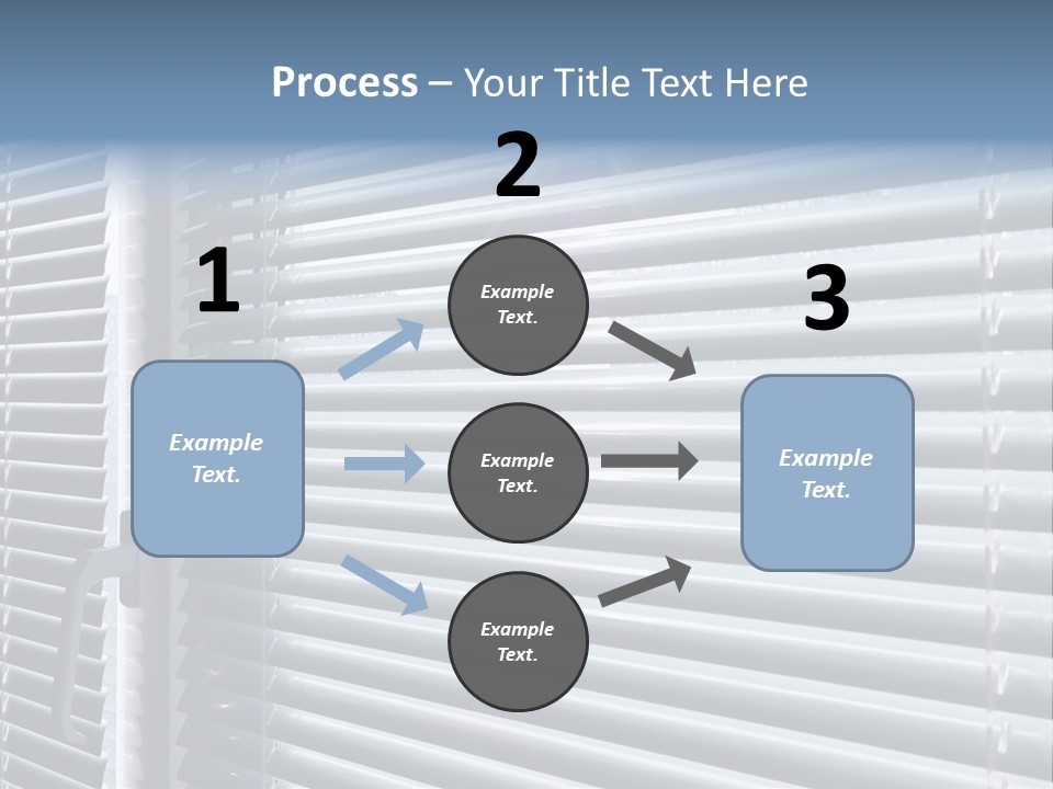 Sunlight Blinds Room PowerPoint Template