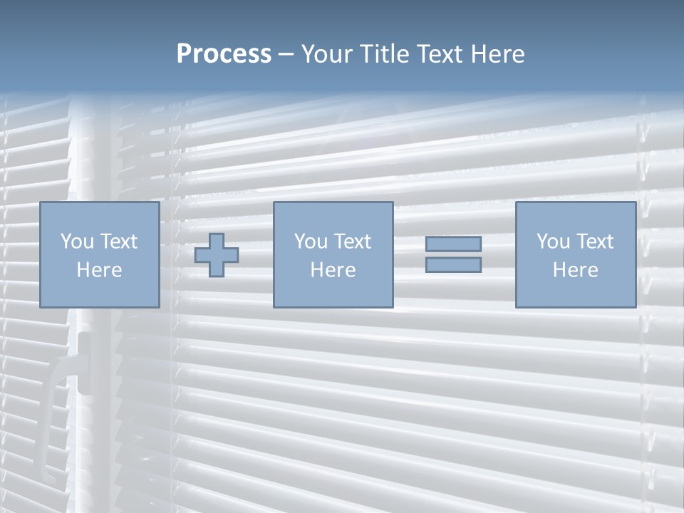 Sunlight Blinds Room PowerPoint Template