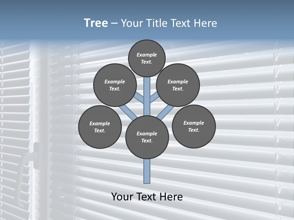 Sunlight Blinds Room PowerPoint Template