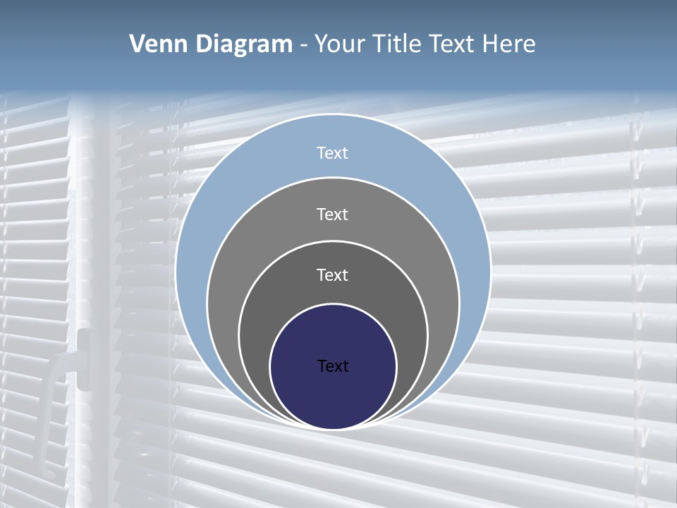 Sunlight Blinds Room PowerPoint Template