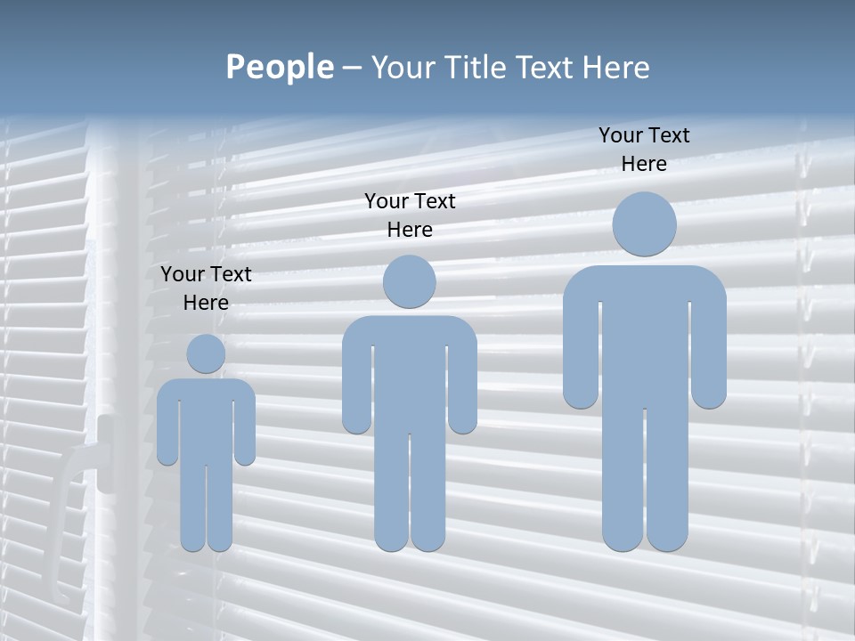 Sunlight Blinds Room PowerPoint Template