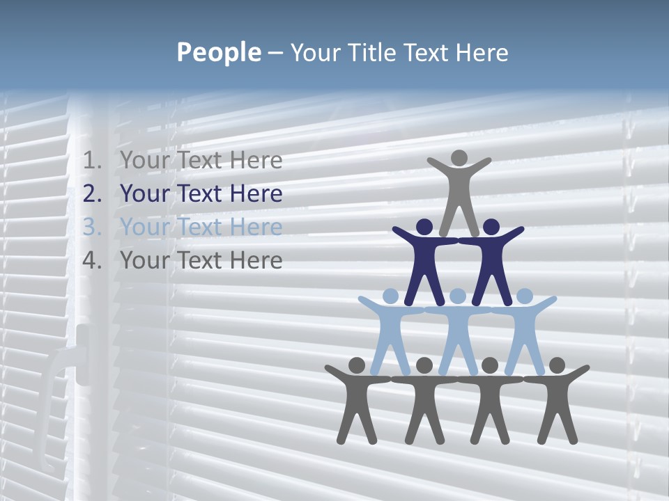 Sunlight Blinds Room PowerPoint Template