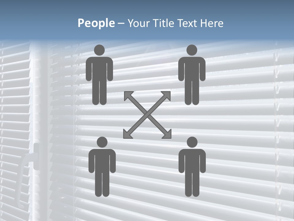 Sunlight Blinds Room PowerPoint Template