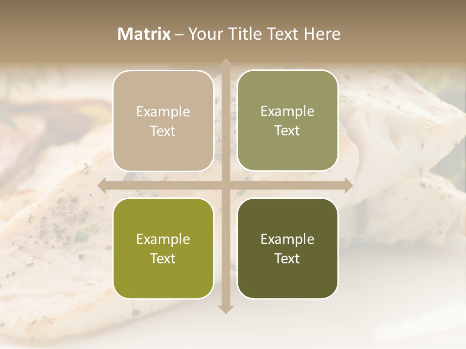 Vegetarian Gourmet Grill PowerPoint Template