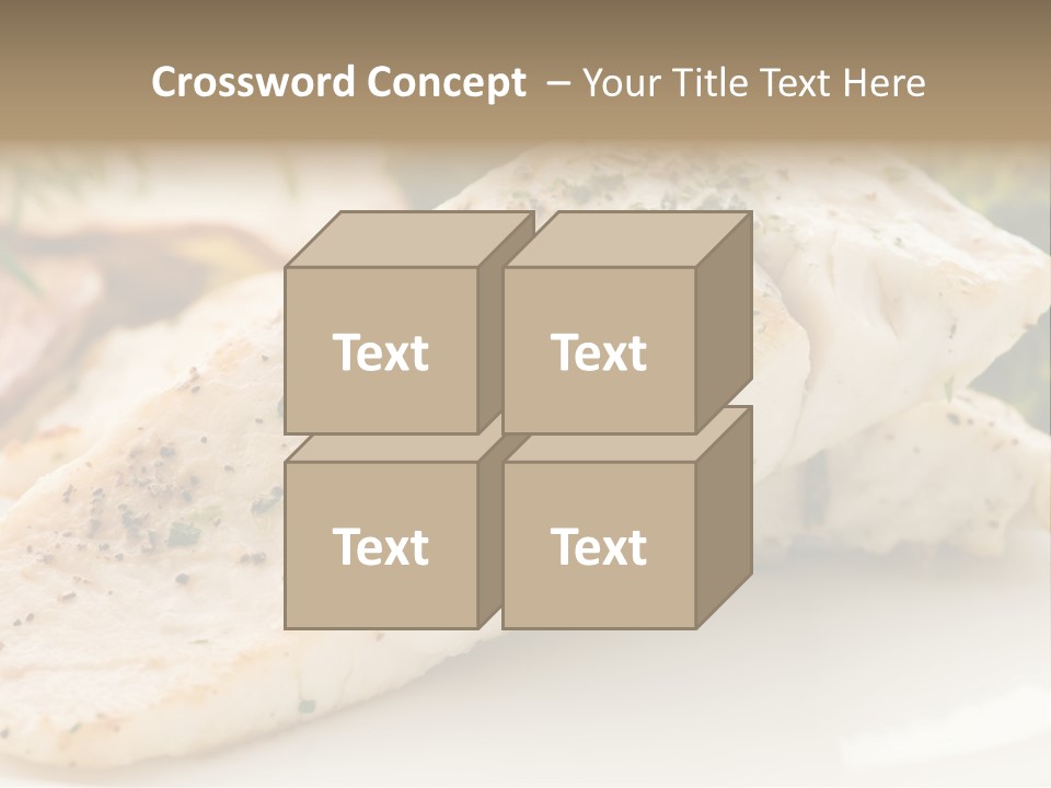 Vegetarian Gourmet Grill PowerPoint Template