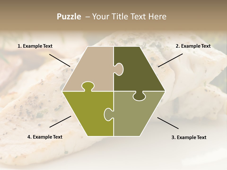 Vegetarian Gourmet Grill PowerPoint Template